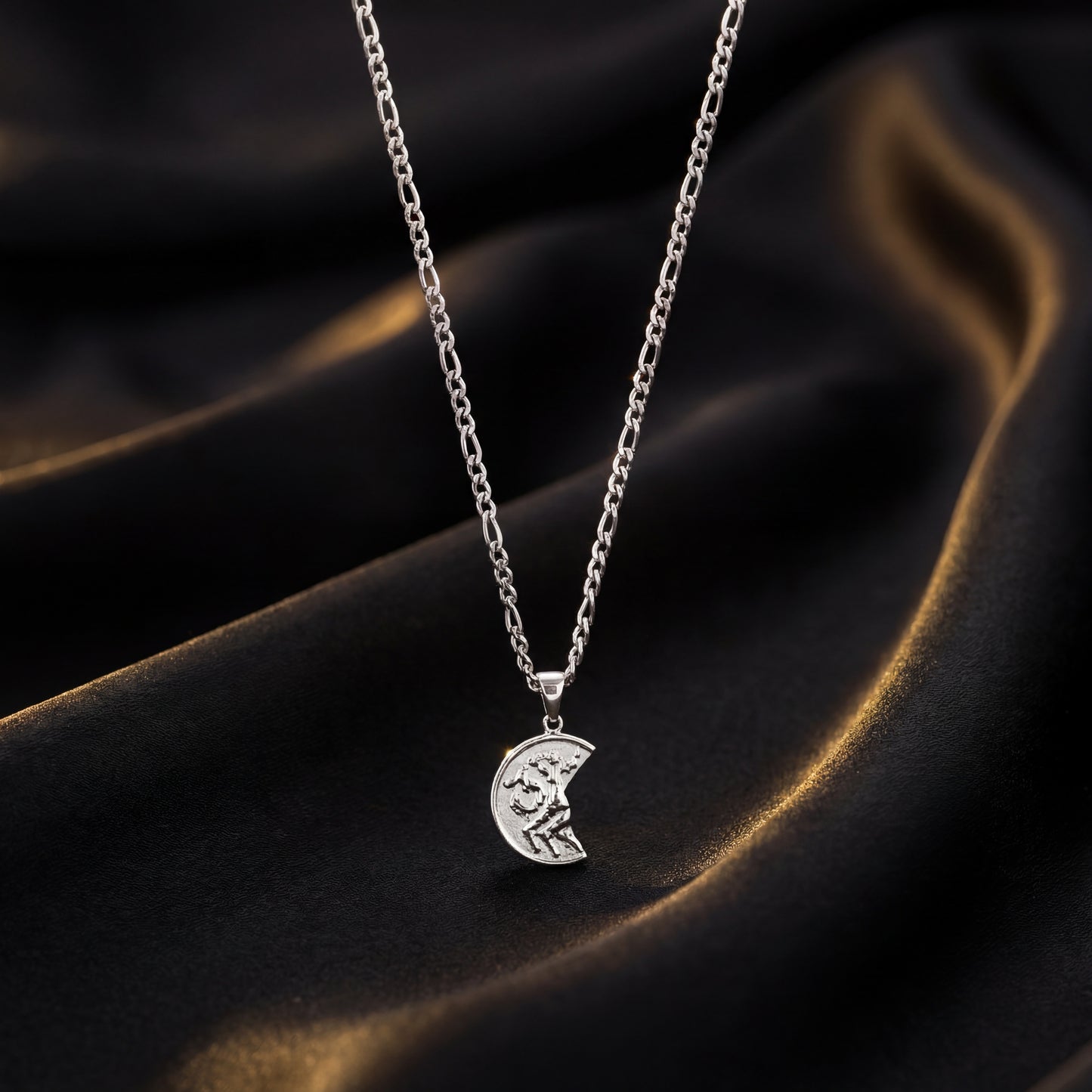 St Christopher Pendant Necklace - Silver