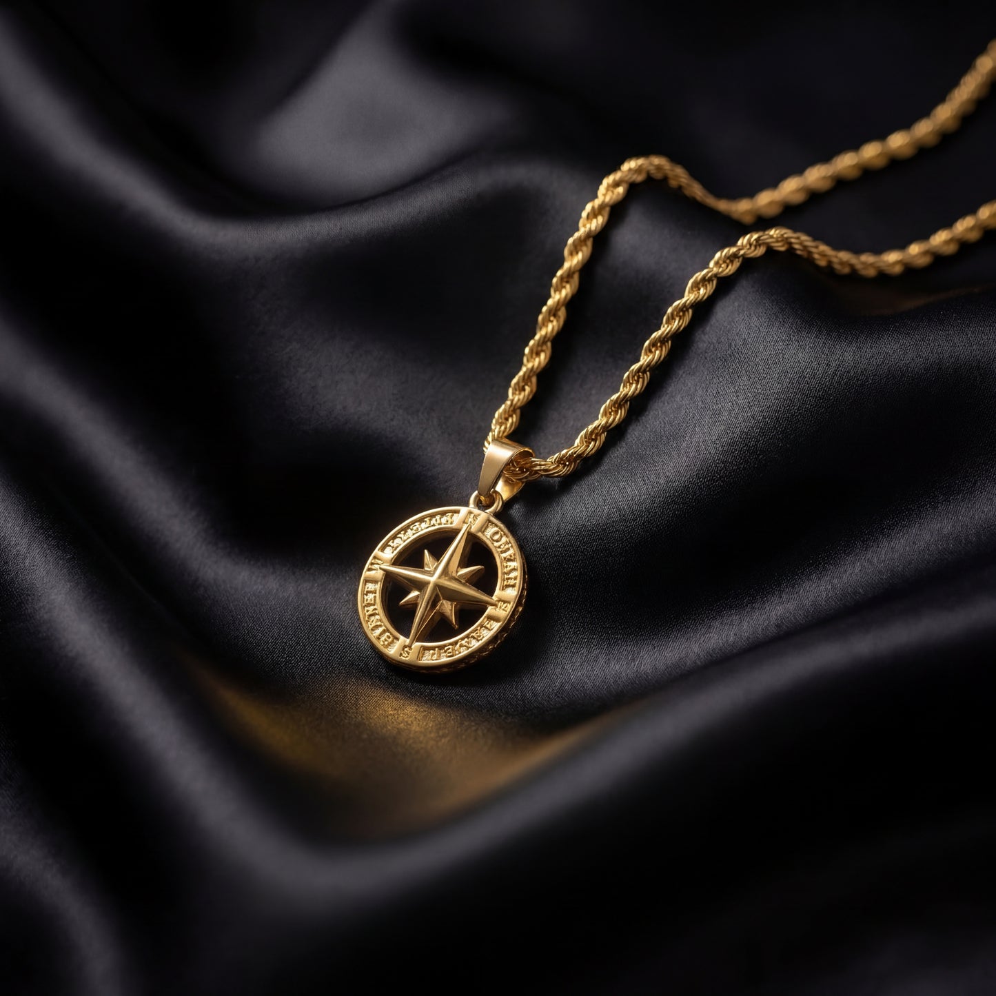 Nautical Star Pendant Necklace - Gold