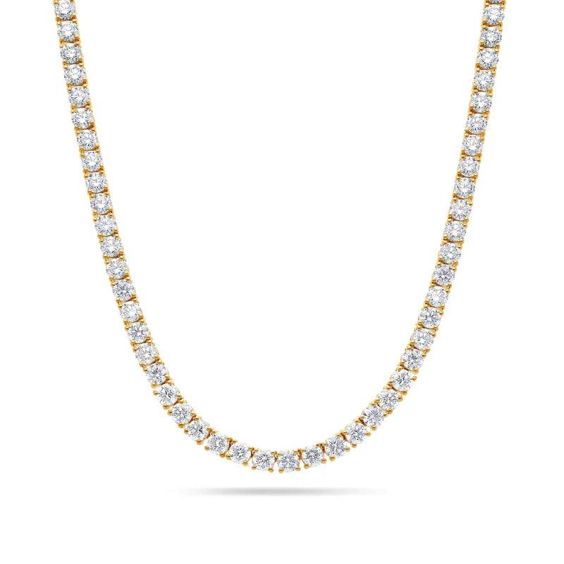 4MM Gold Tennis Chain Necklace