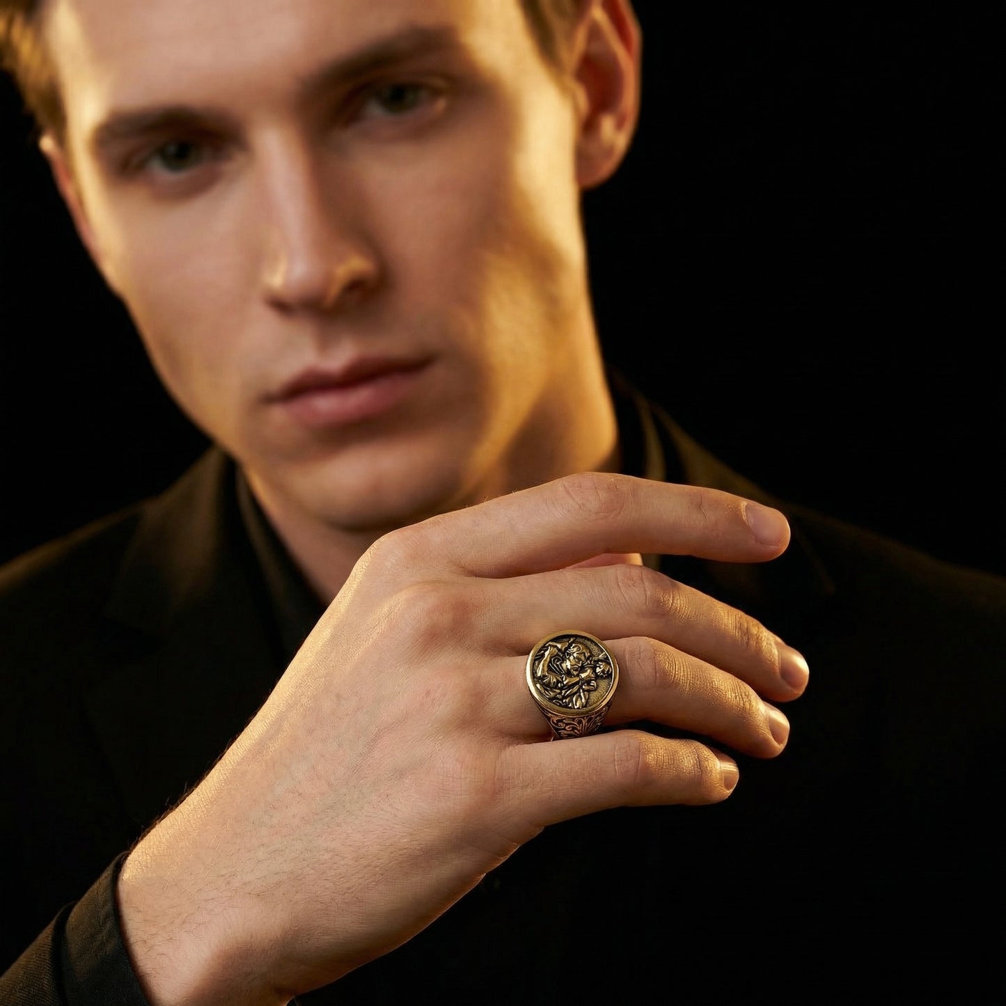 St. Christopher Ring (Gold)