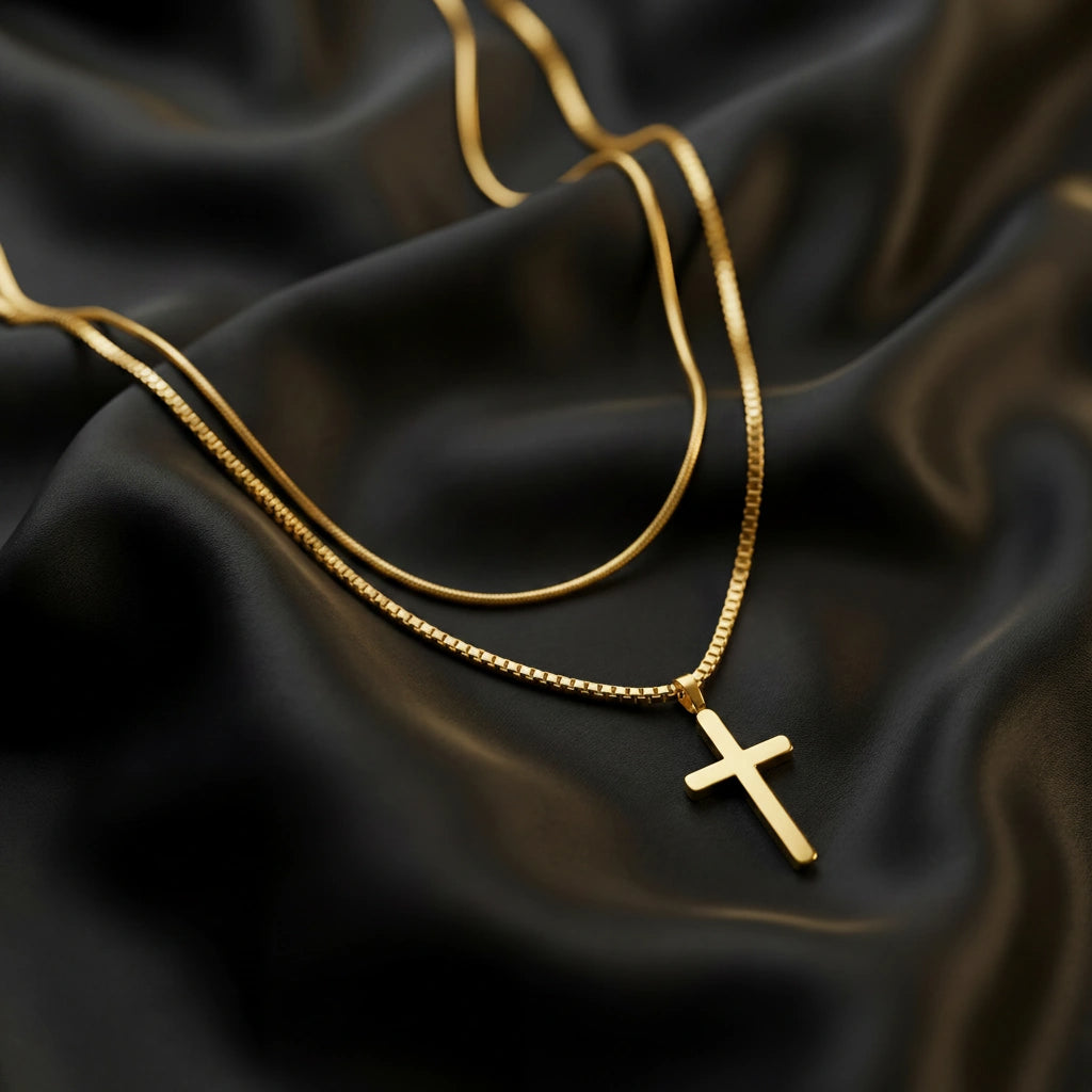 Minimal Pendant Necklace Duo