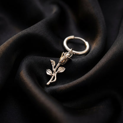 ROSE EARRING (SILVER)