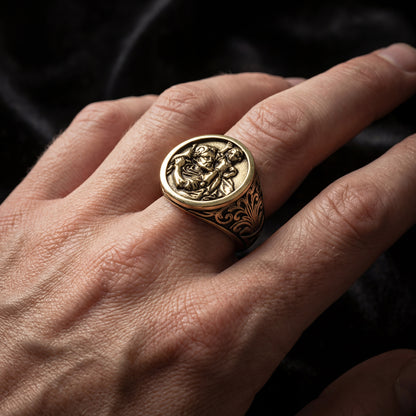 St. Christopher Ring (Gold)