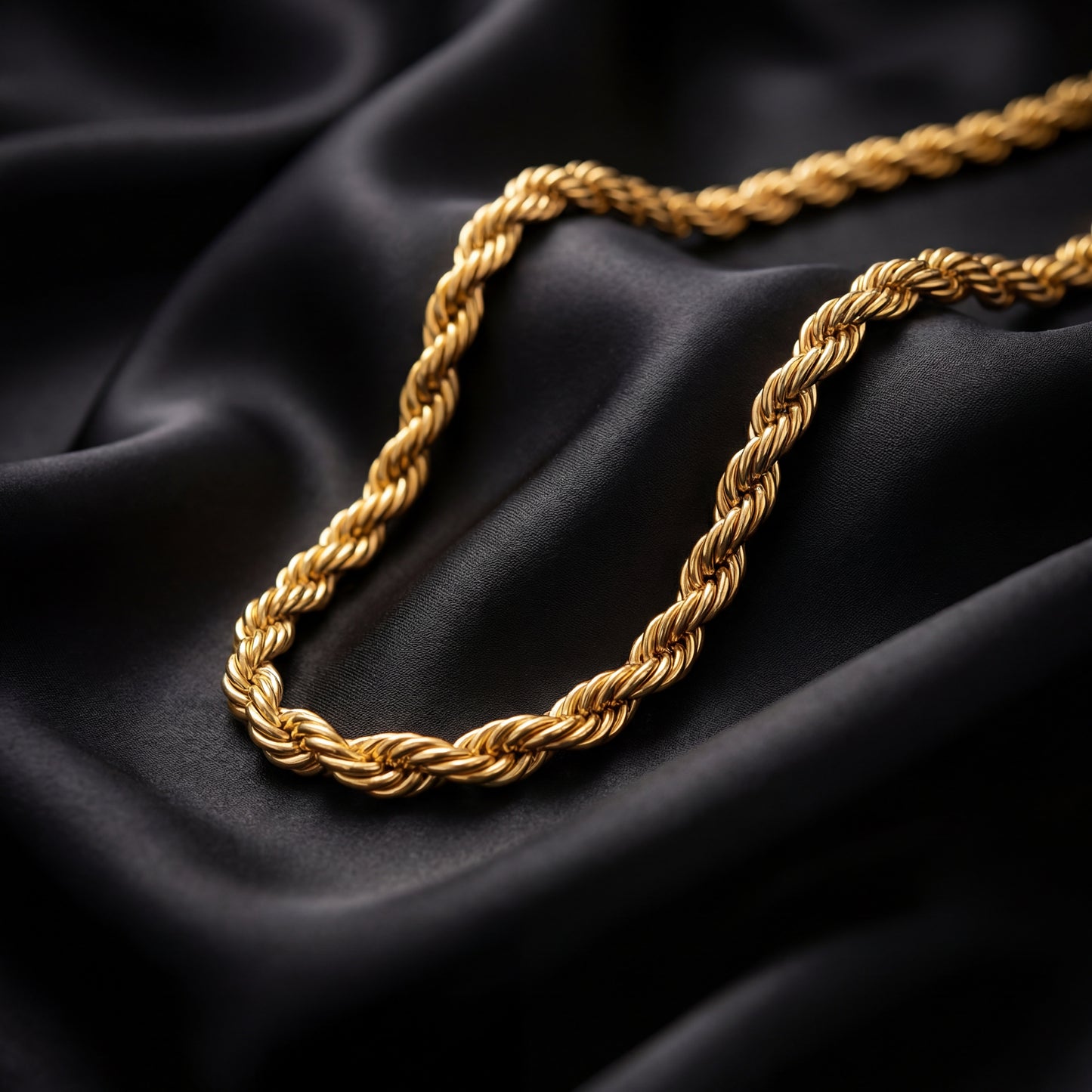 Gold Chain Necklace - Rope 5mm