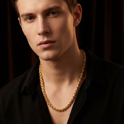 Gold Chain Necklace - Wheat 5mm