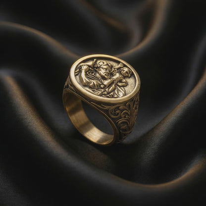St. Christopher Ring (Gold)