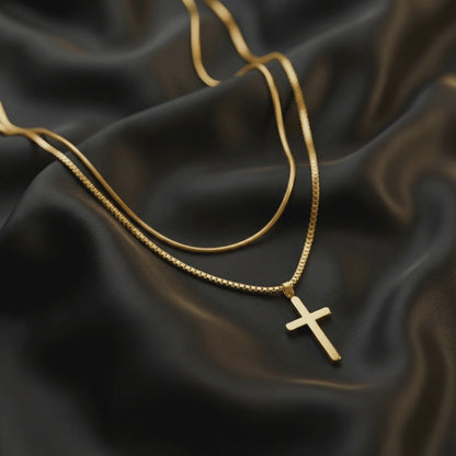 Minimal Pendant Necklace Duo
